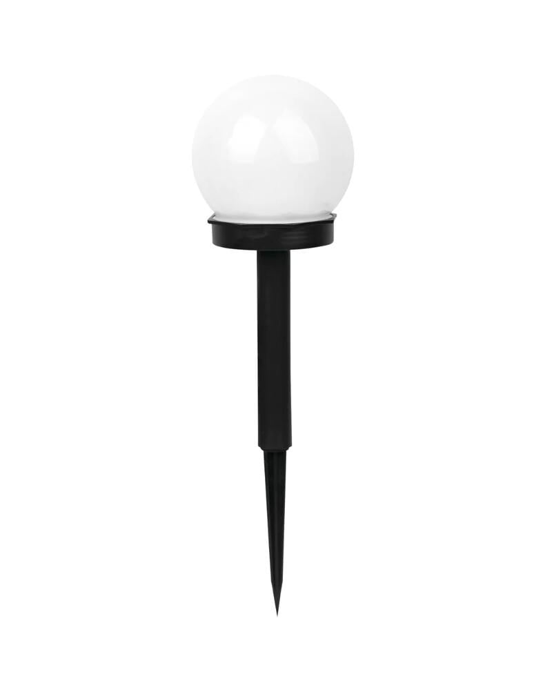 Уличный светильник на солнечной батарее Polux 304711 Ball LED 6500K IP44 Черный (26850958)