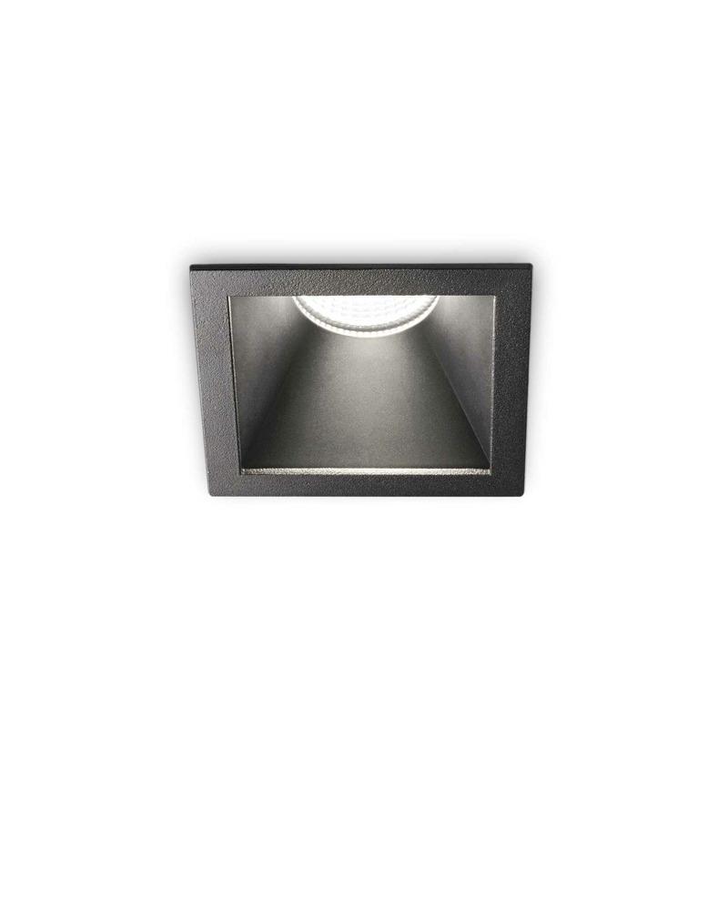 Точечный светильник Ideal Lux 327761 Game trim square Led 1x11 W 3000K 1100 Lm IP65 Bk (327761-Ideal)