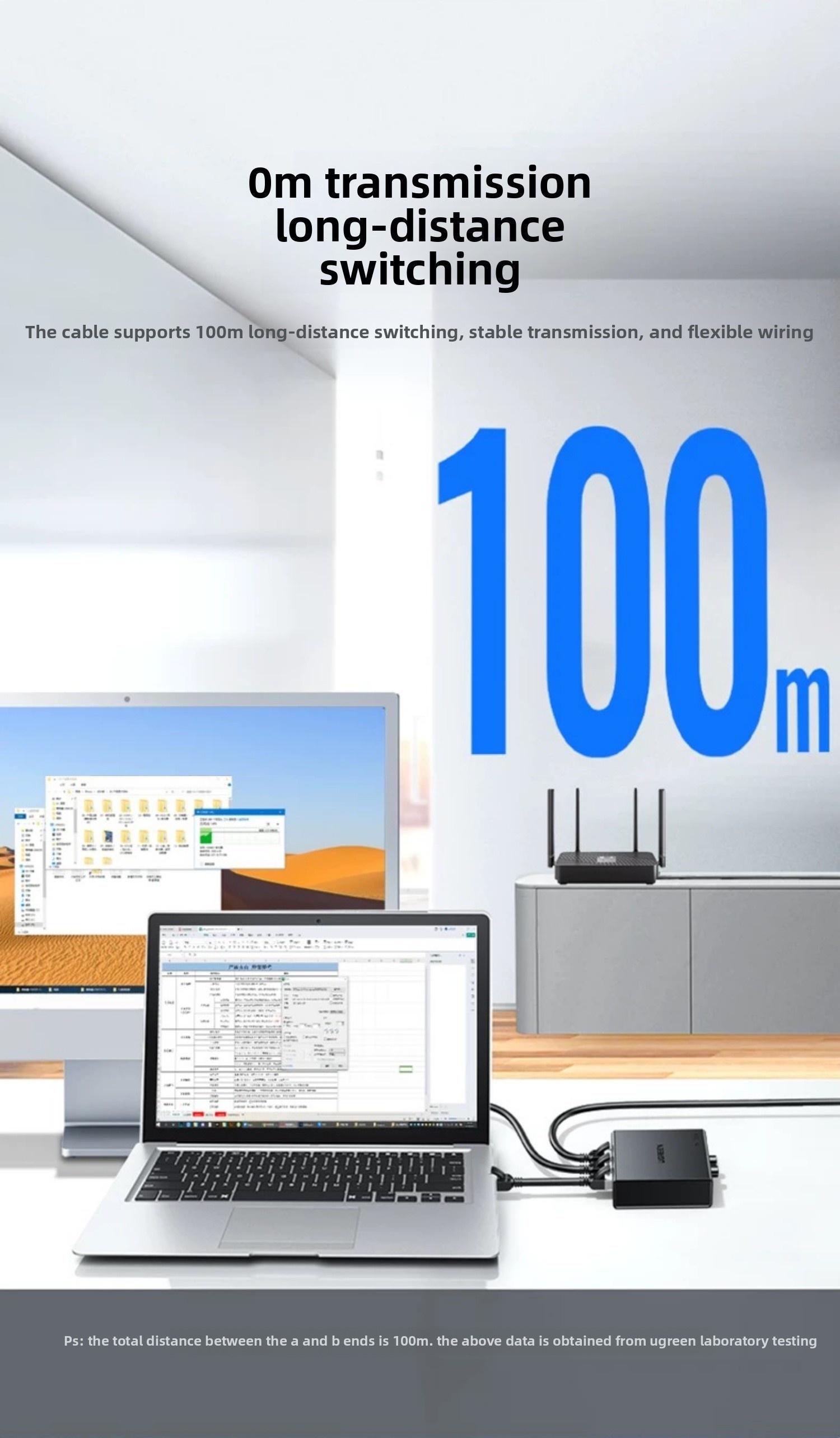 Перемикач мережевий Ugreen 2x1/1x2 1000 мбіт/с 3 порти Чорний (55472) - фото 3 Перемикач мережевий Ugreen 2x1/1x2 1000 мбіт/с 3 порти Чорний (55472) - фото 3