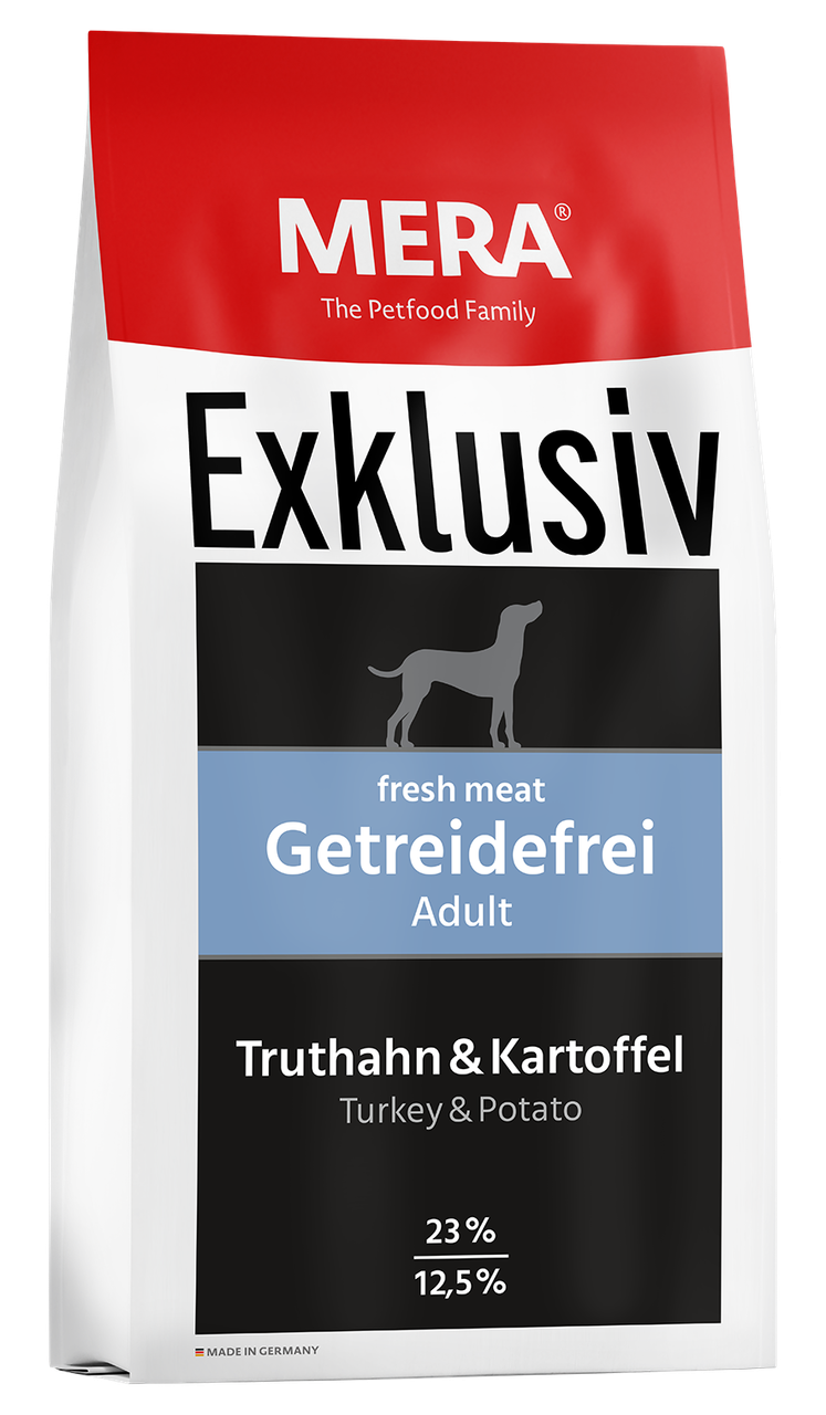 Корм для собак MERA Exklusiv Truthahn & Kartoffel с индейкой и картофелью 15 кг (1649678920)