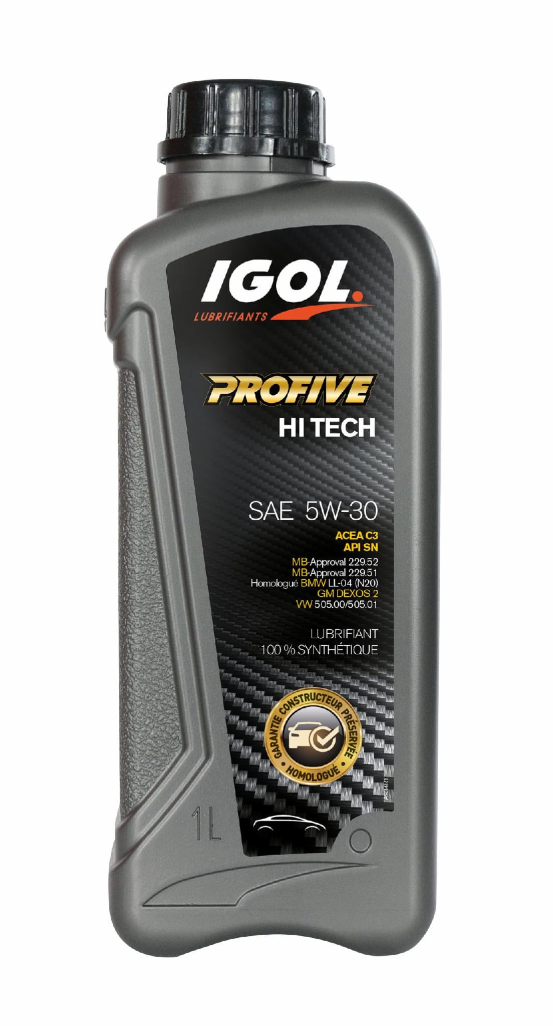 Моторное масло IGOL PROFIVE HI TECH 5W-30 1 л (18075791)