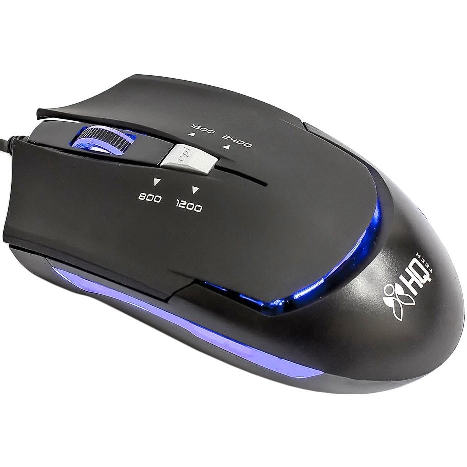 Мышь HQ-Tech HQ-MV G7 USB 2400 dpi Black (34707)