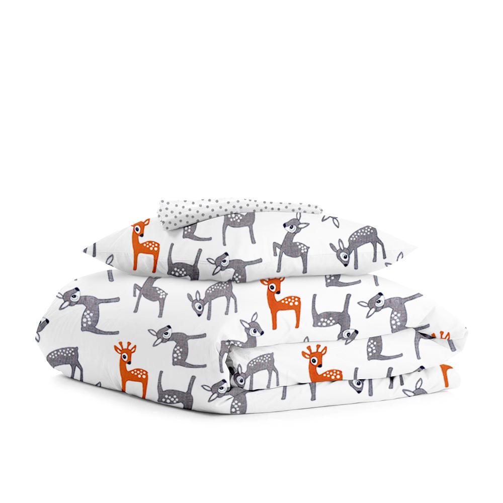 Комплект детского постельного белья Cosas Bambi Grey Blots 110х140 см на резинке (4822052070345)