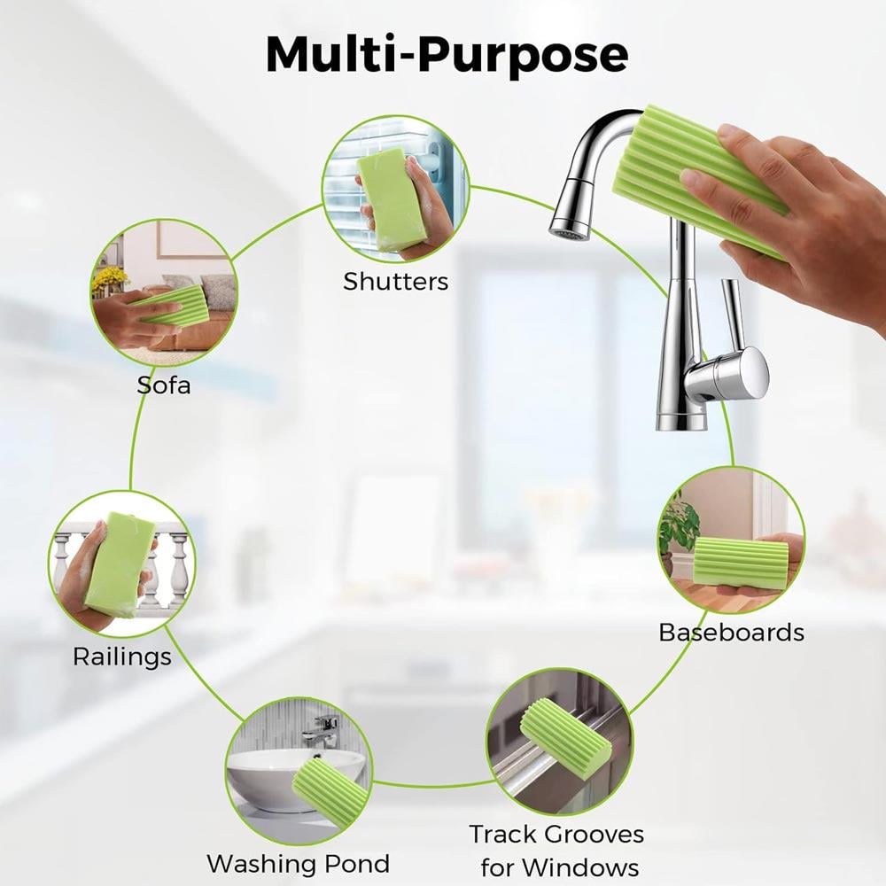 Губка для сухой и влажной уборки Зеленый (IY0039_2) - фото 4 Губка для сухой и влажной уборки Зеленый (IY0039_2) - фото 4