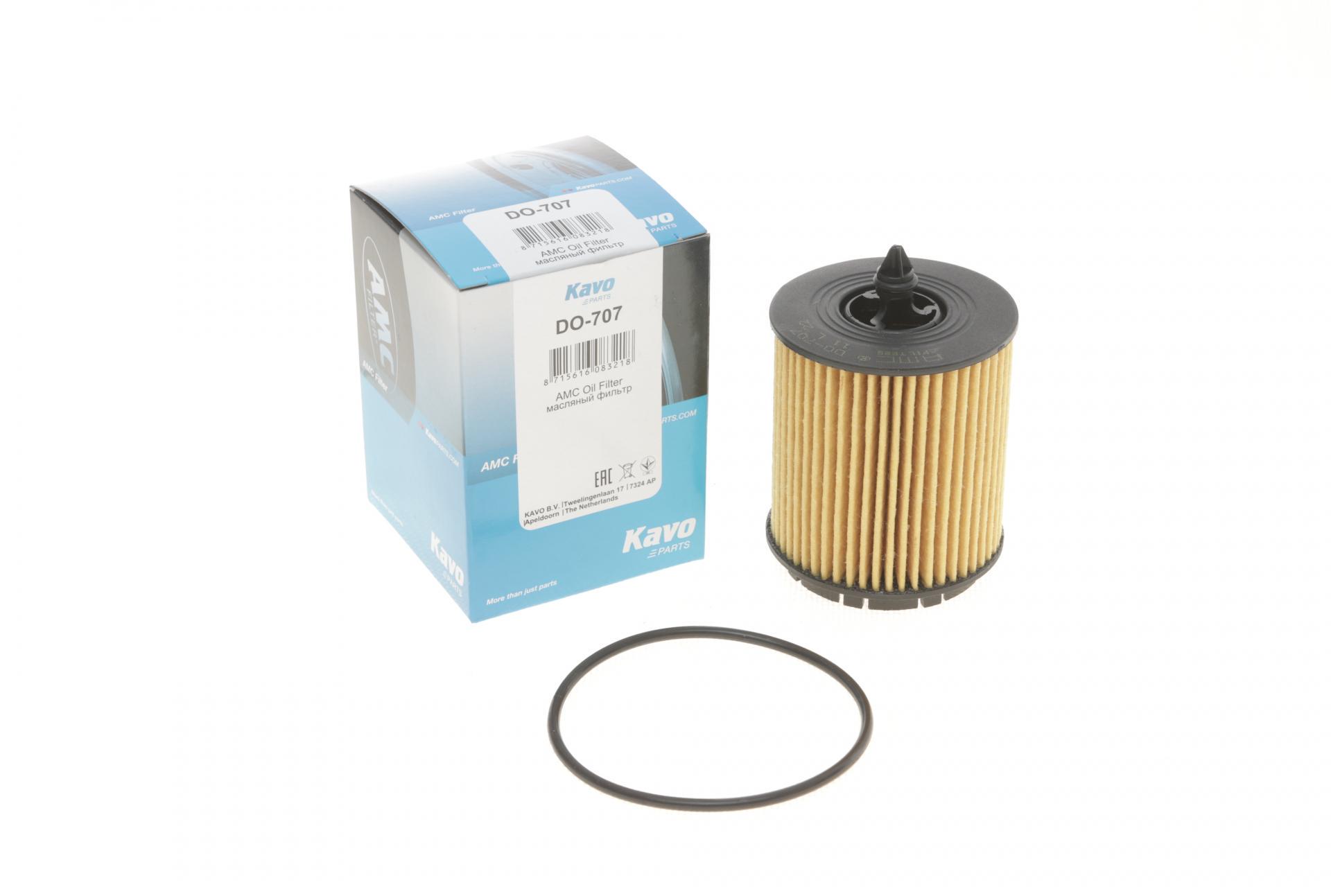 Фильтр масляный KAVO PARTS для Opel Astra G/Vectra B/C 2,2i 00- (DO-707)