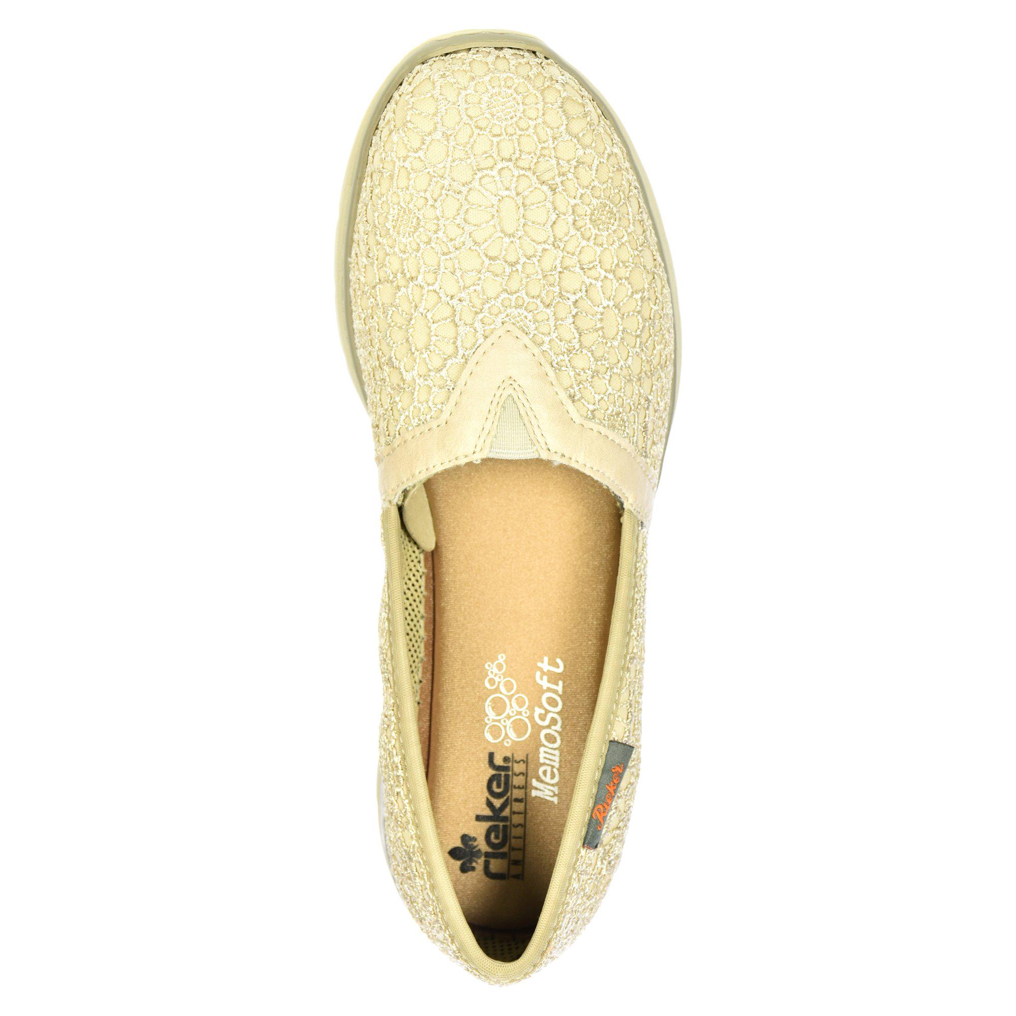 Мокасины женские Rieker р. 36 Бежевый (04633-36) - фото 6