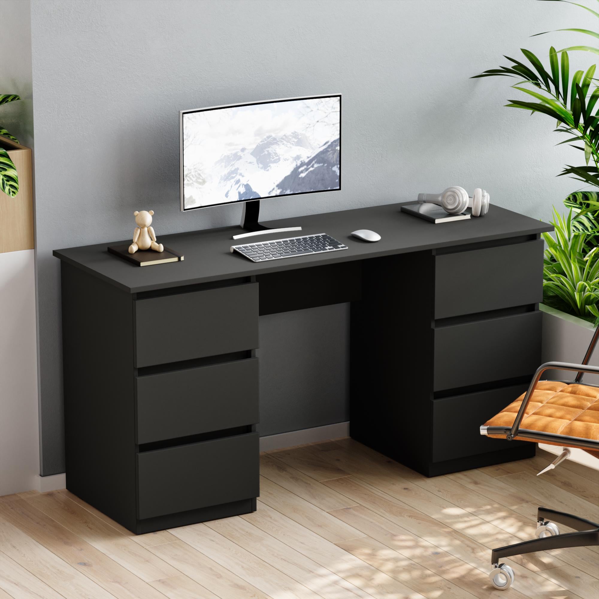 Стол письменный Furnigrade СП-14 75х145х50 см Антрацит Стол письменный Furnigrade СП-14 75х145х50 см Антрацит