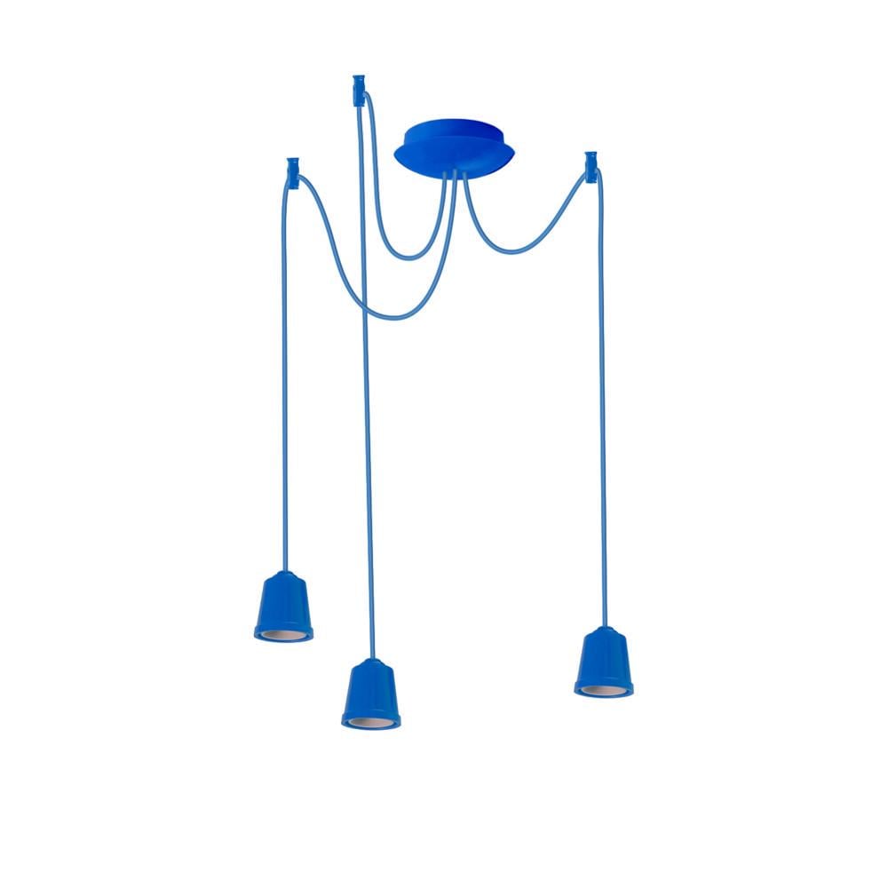 Підвісний світильник ERKA 323 стельовий 3xЕ27 2 м Синій (27550517) Підвісний світильник ERKA 323 стельовий 3xЕ27 2 м Синій (27550517)