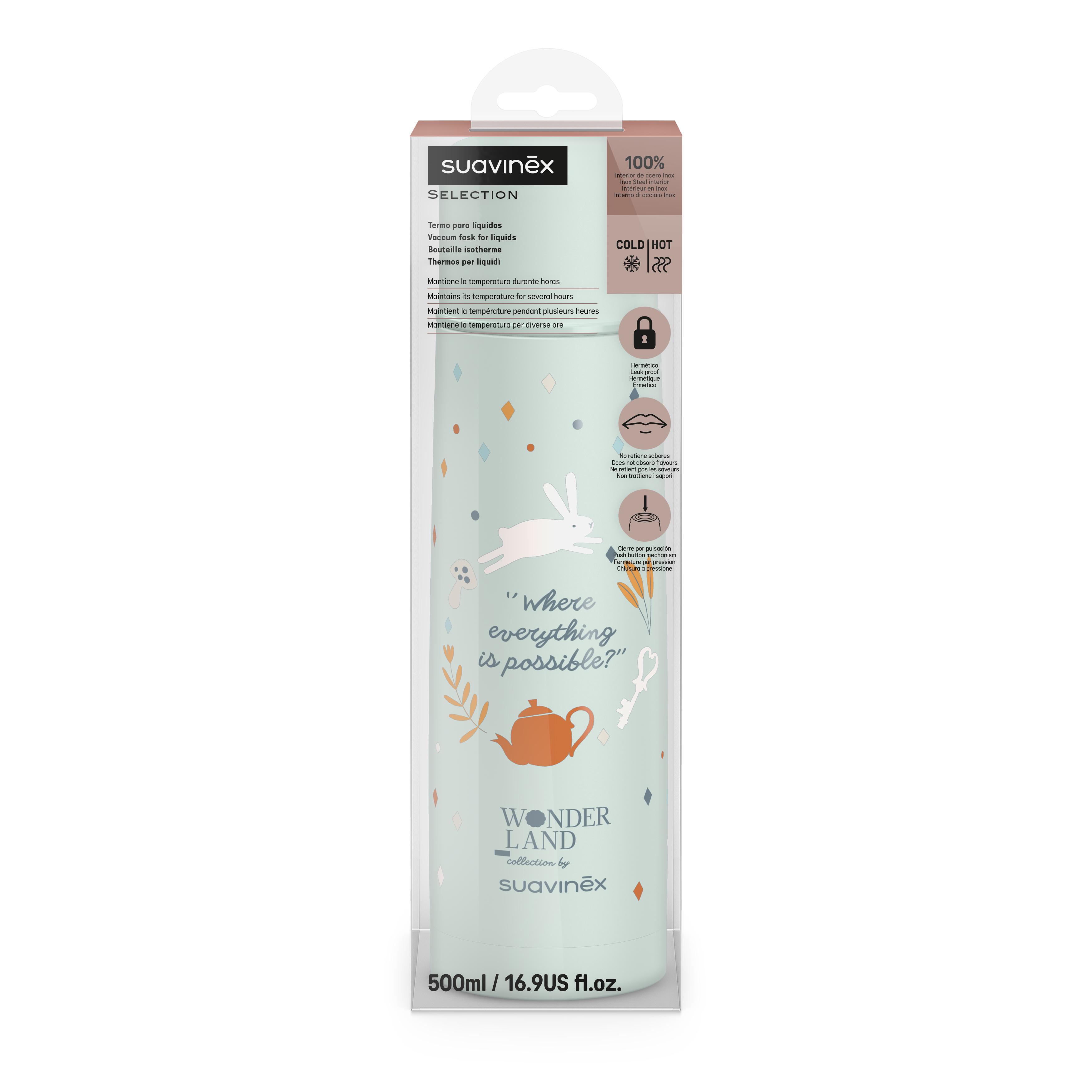 Термос для рідини Suavinex Wonderland Light Green - фото 2 Термос для рідини Suavinex Wonderland Light Green - фото 2