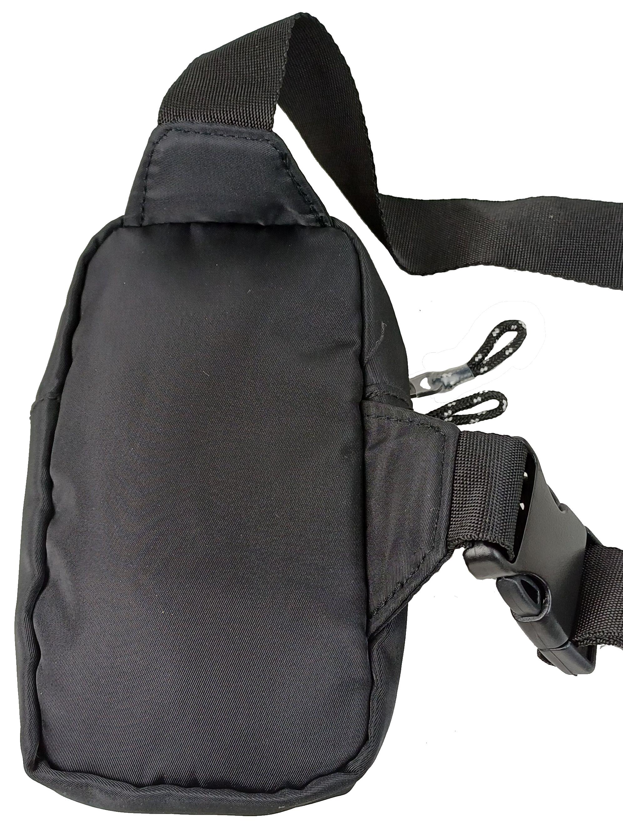 Чоловіча сумка нагрудна LS для телефону Чорний (4061459898811) - фото 4