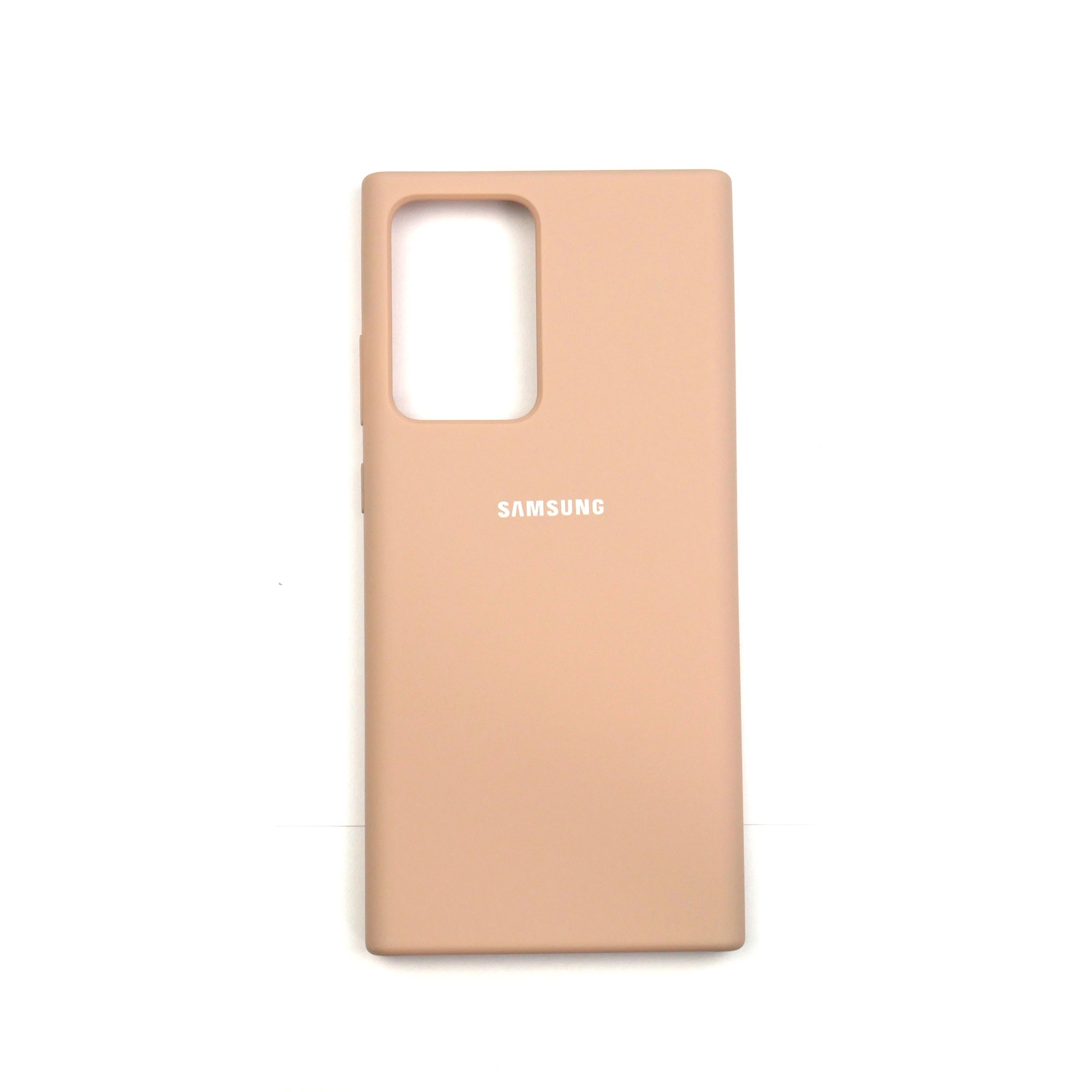 Чехол Jelly Silicone Case Samsung Note 20 Ultra Pink Sand (19)