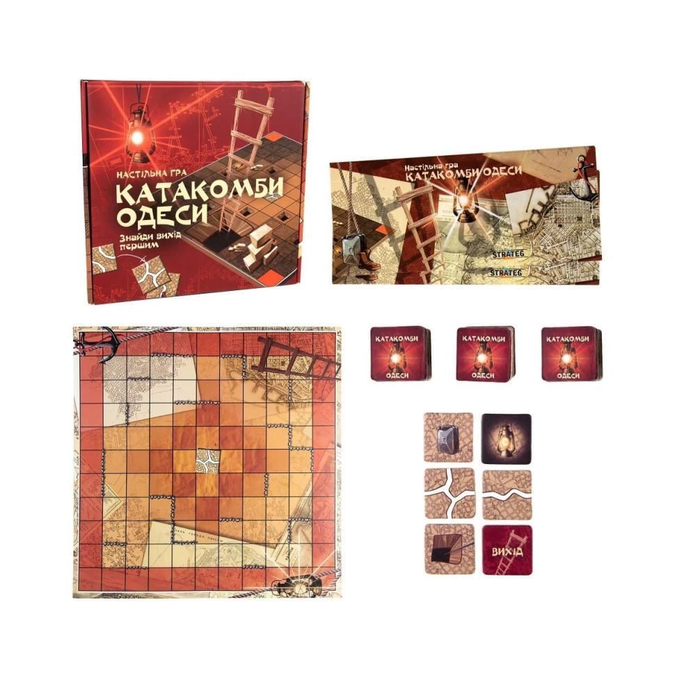 Настільна гра Strateg Катакомби Одеси 30285 (RLT30792)