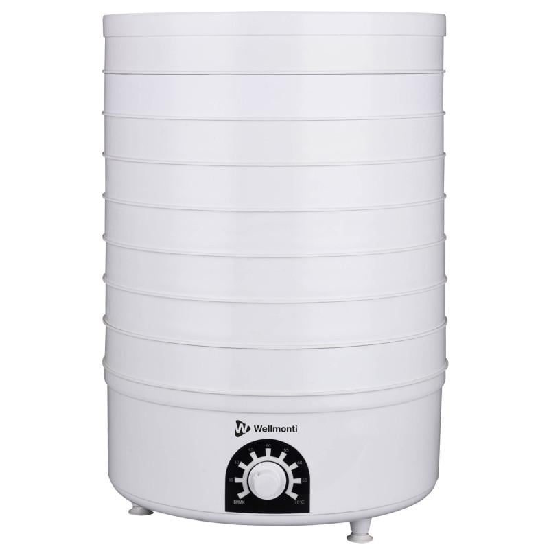 Сушилка для овощей и фруктов Wellmonti WM-1005 2 сита для зелени/лоток для пастилы/8 поддонов Ø 32 см 27 л 520 Вт (33348767)