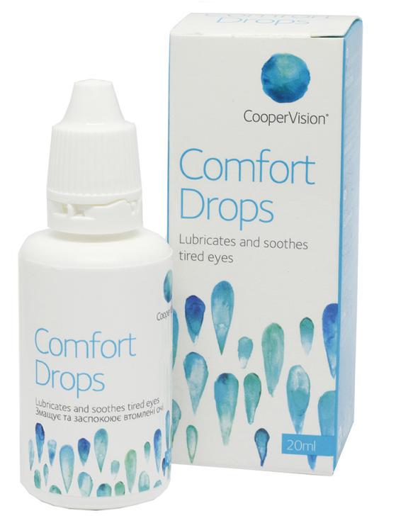 Краплы для очей CooperVision Comfort Drops 20 мл