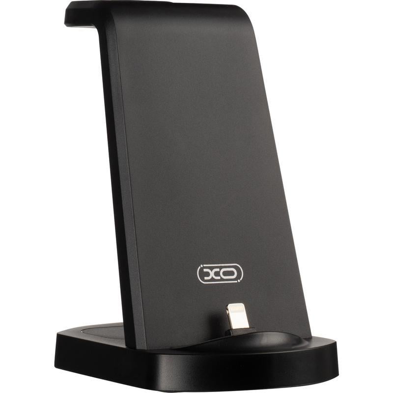 Зарядна док-станція XO 15W 3в1 Black (WX035) - фото 6 Зарядна док-станція XO 15W 3в1 Black (WX035) - фото 6