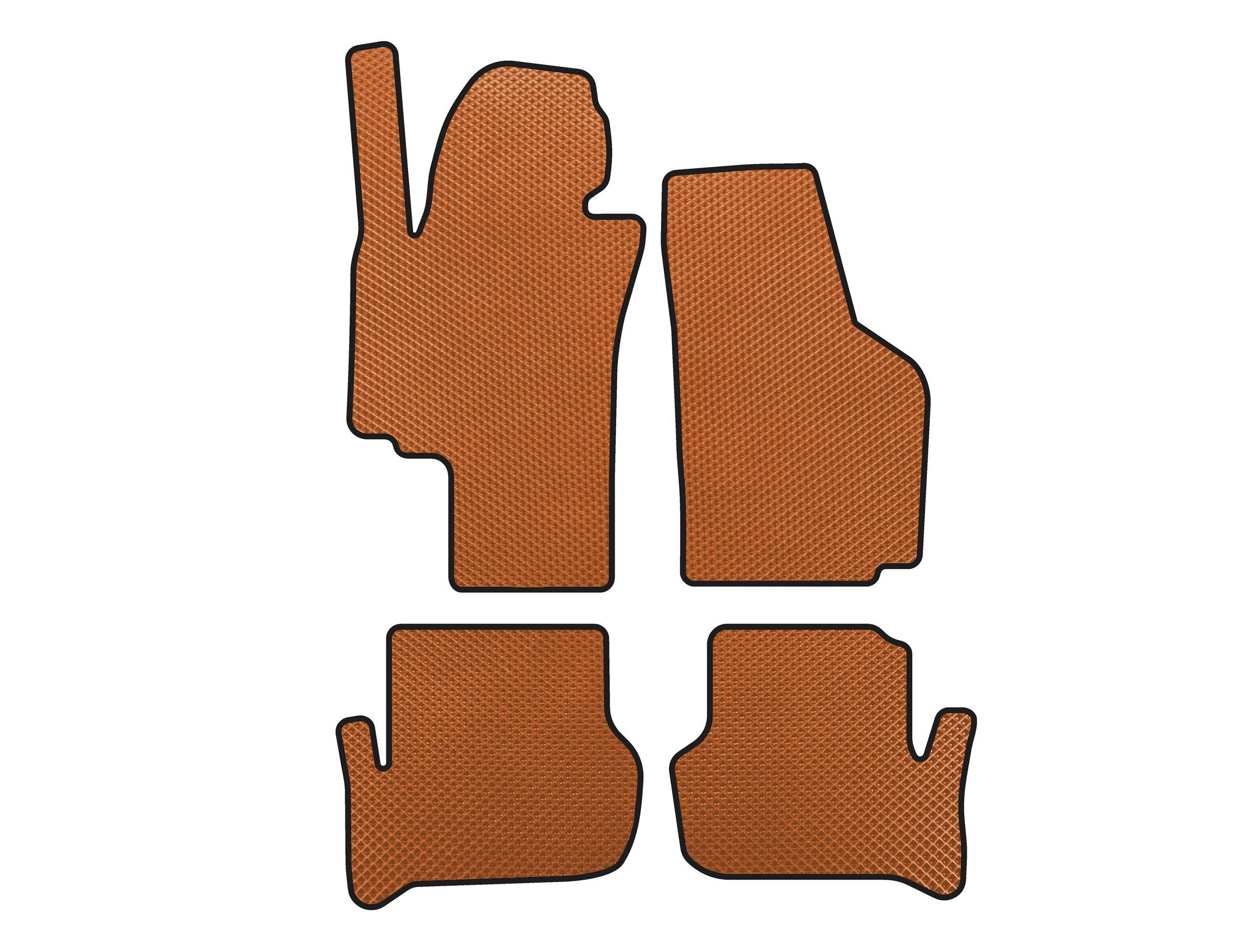 Коврики Digital Designs EVA этилвинилацетат для Seat Toledo 2005-2012 гг. Оранжевый
