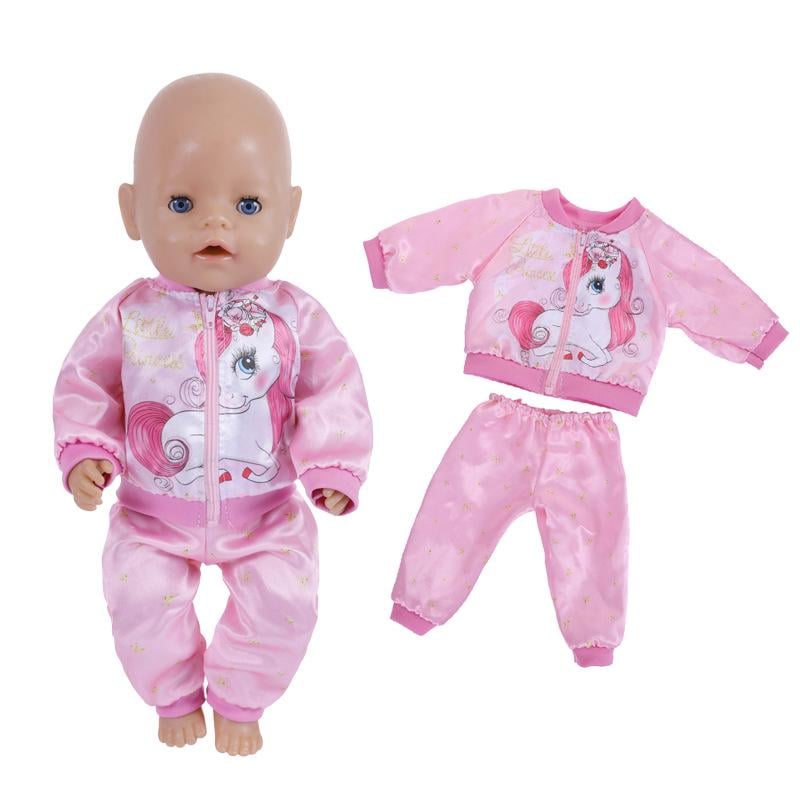 Одежда для куклы Baby Born Little Princess Единорог 40–43 см Розовый (8967)