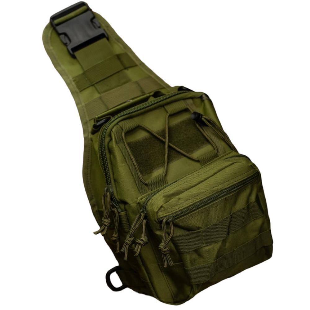 Сумка тактическая Sling с системой быстрого сброса 5 л Оливковый (2193085276)