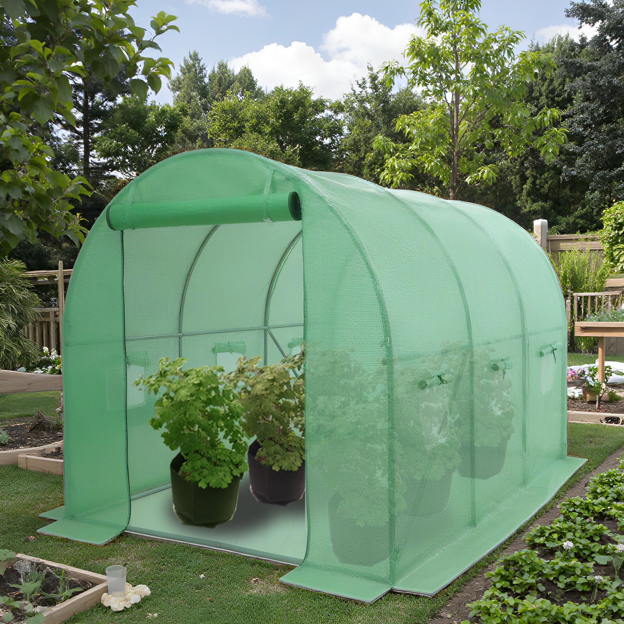 Теплиця тунельна GreenHouse 6 м2 300х200х200 см