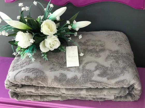 Простынь махровая Maison D'or Sanda полуторная 160x240 см Light grey (2000022264853) - фото 1 Простынь махровая Maison D'or Sanda полуторная 160x240 см Light grey (2000022264853) - фото 1