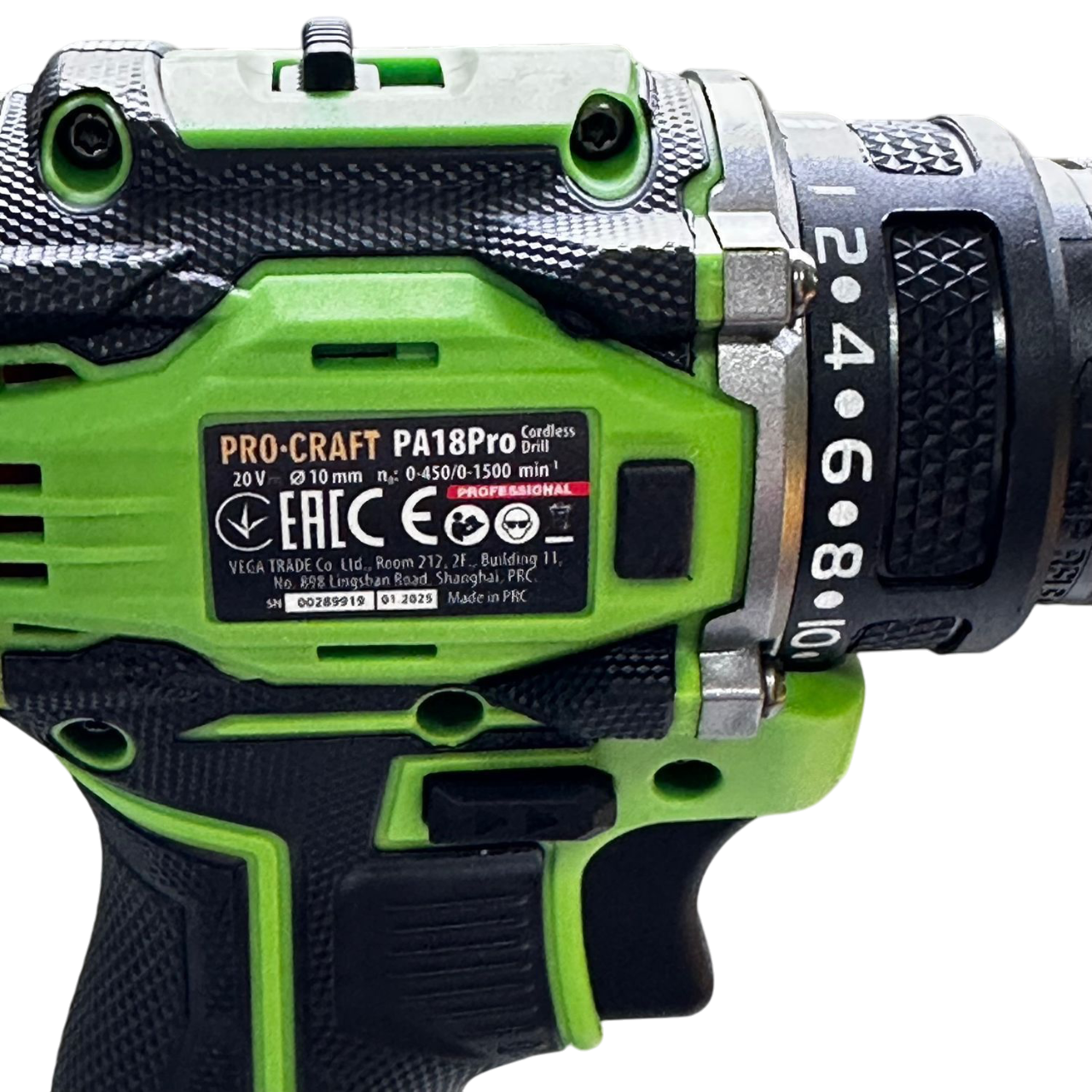 Шуруповерт акумуляторний ProCraft PA-18PRO 1 АКБ безщітковий (2452806553) - фото 7 Шуруповерт акумуляторний ProCraft PA-18PRO 1 АКБ безщітковий (2452806553) - фото 7