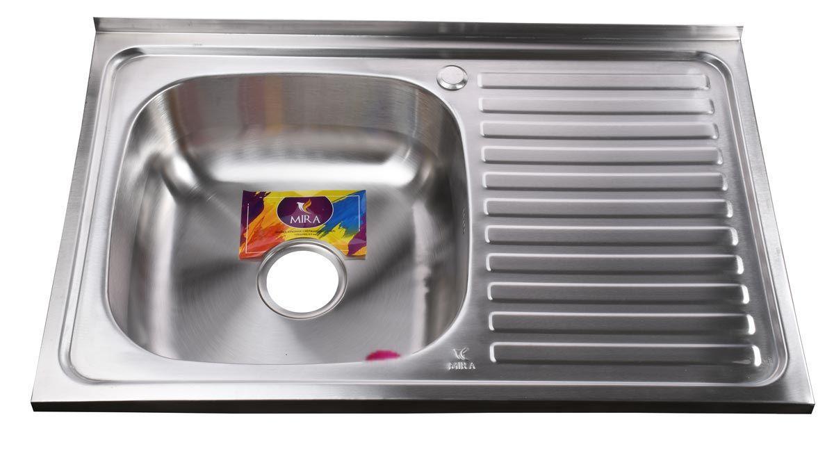 Мойка кухонная Mira MR 8050 L Matt Left (000019859)