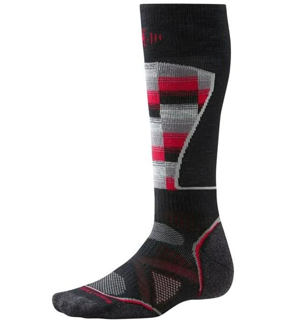 Шкарпетки Smartwool Men's PhD Ski Medium XL Pattern Black/Red (31037)