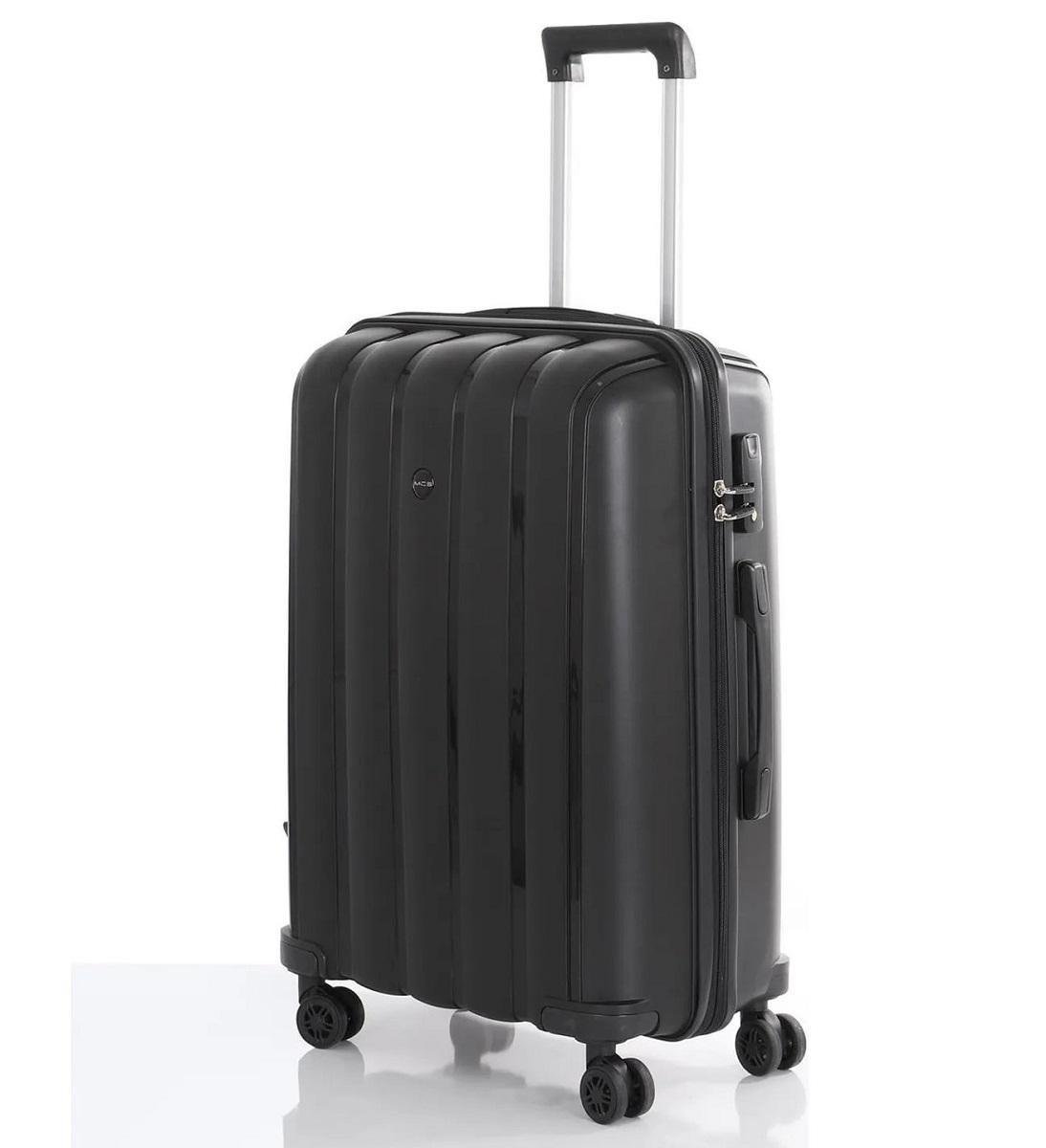 Чемодан пластиковый MCS V305 средний Черный (Mp00127)
