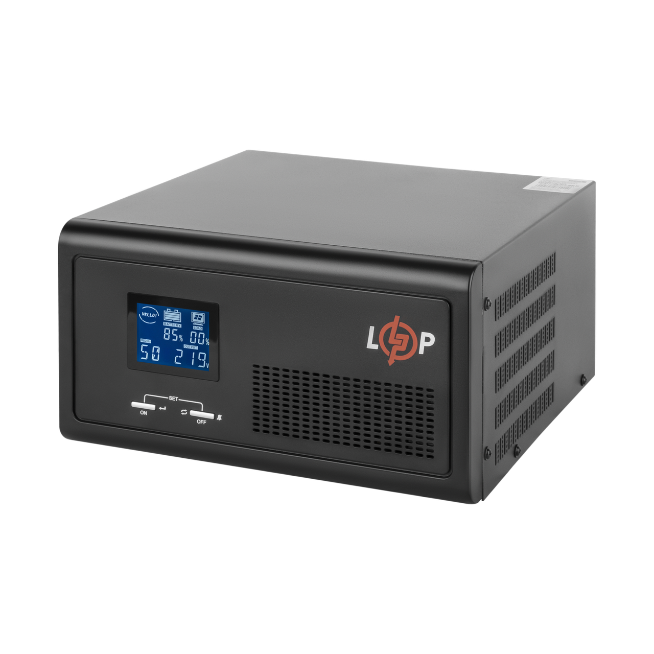 Джерело безперебійного живлення LogicPower LPE-B-PSW-1500VA+ 1000 Вт 1-40A з правильною синусоїдою 12V