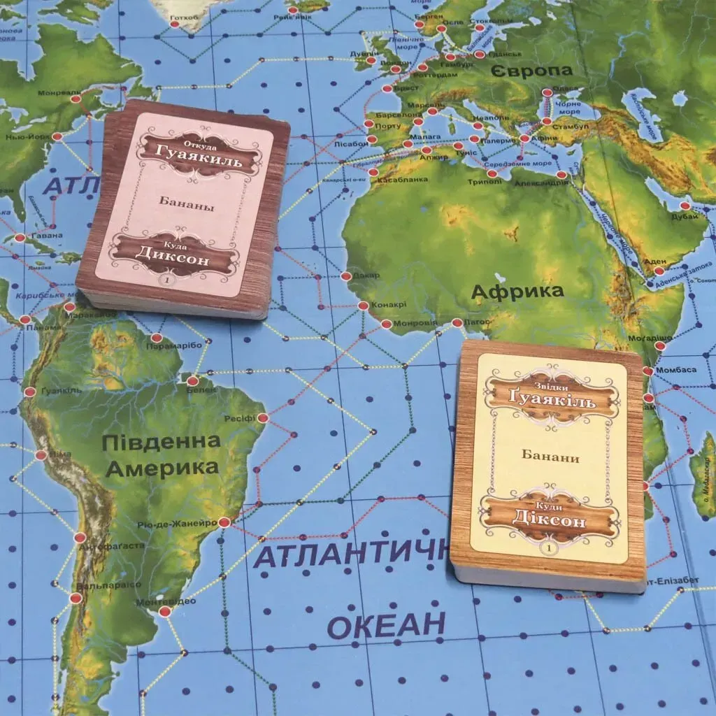 Настільна гра Artos Games Навколо світу з картону та пластику Блакитний (150-98-GAG10031) - фото 3 Настільна гра Artos Games Навколо світу з картону та пластику Блакитний (150-98-GAG10031) - фото 3