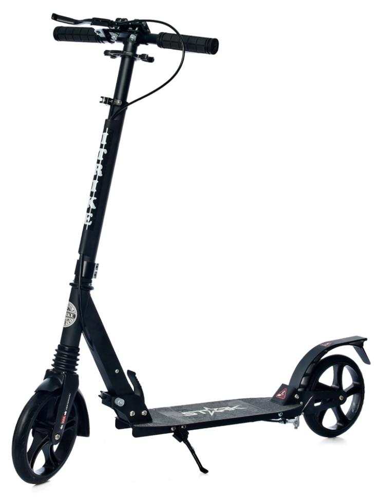 Самокат городской iTrike двухколесный с полиуретановыми колесами Черный (DS-171-S-257)