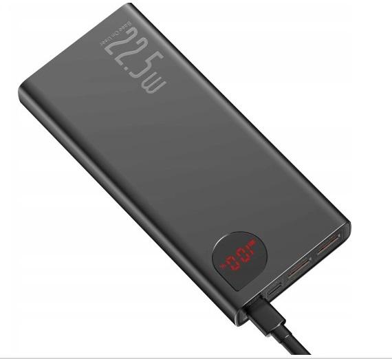 Повербанк Baseus Adaman Metal Digital Display 20000 mAh 22,5W 2021 Editon Black (PPAD000101) - фото 4