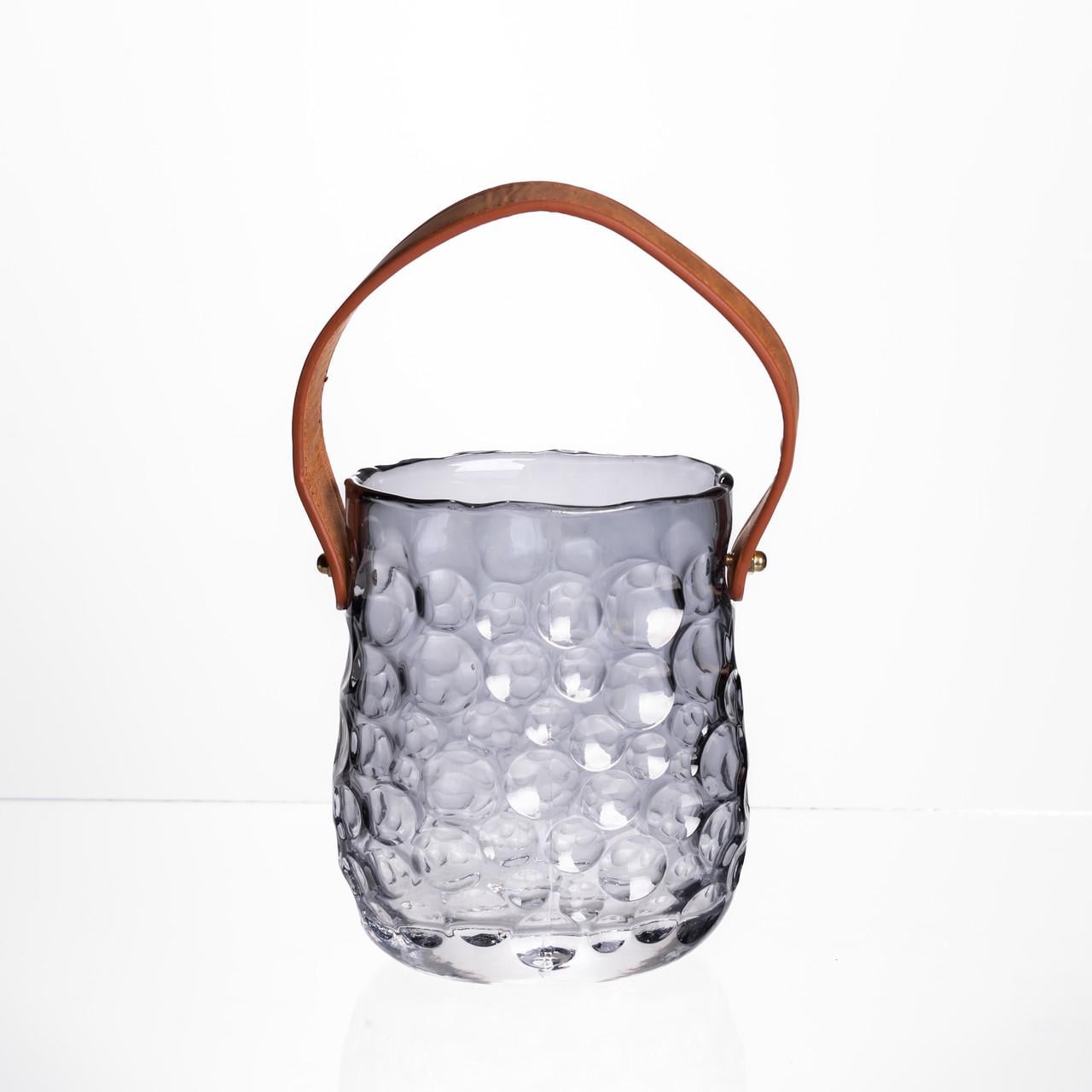 Ваза декоративная стеклянная Light House LG-30212-800 GR 15 см 0,8 л Дымчатый (123921)