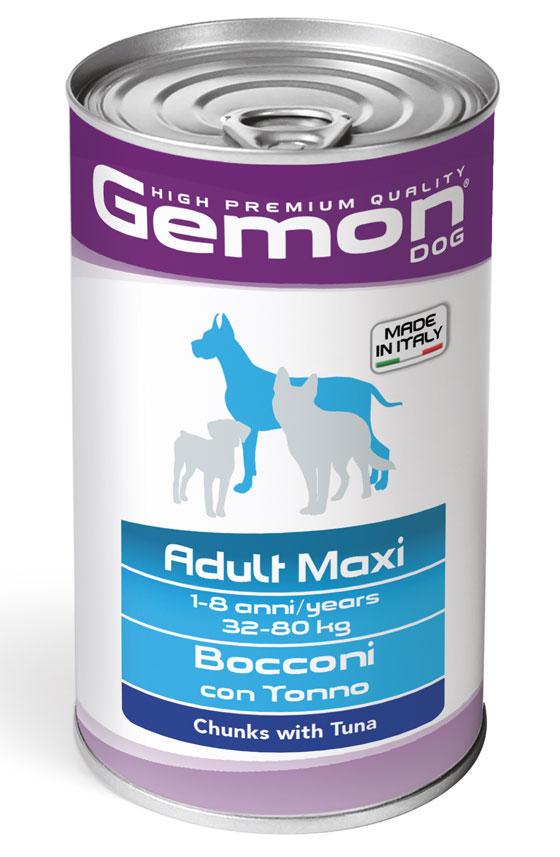 Корм для дорослих собак Gemon dog wet Maxi Тунець 1,2 кг (8009470387934)