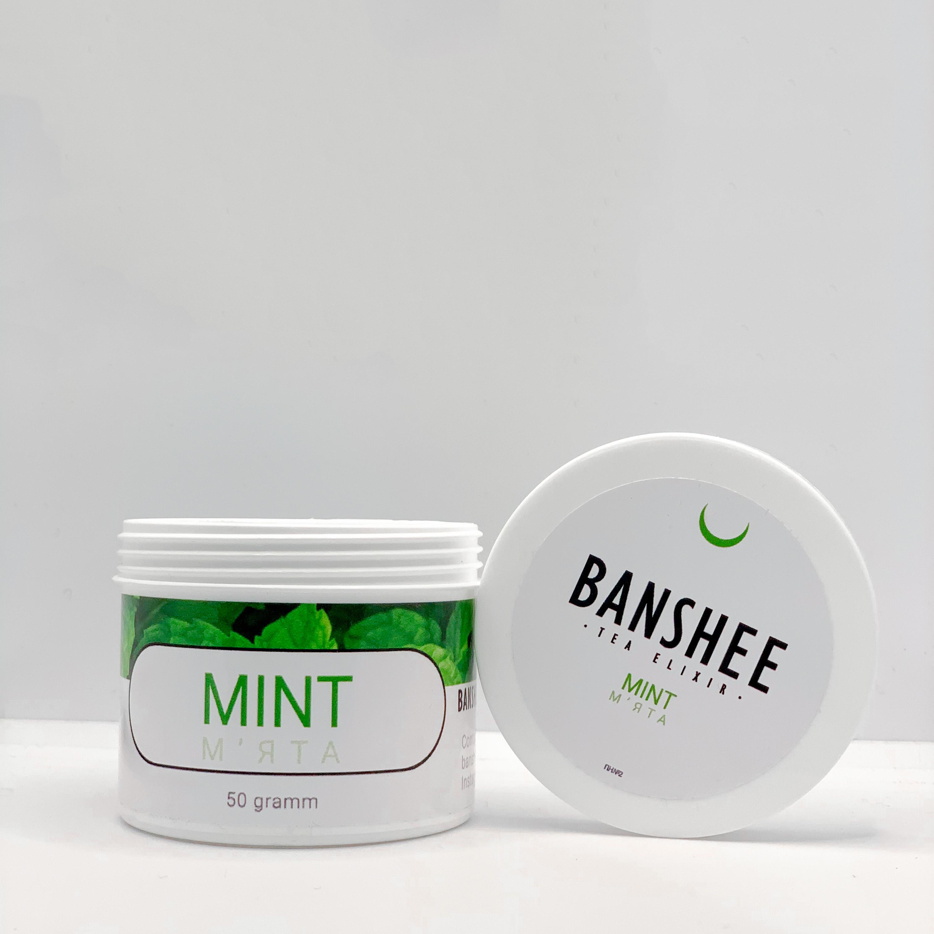 Смесь для кальяна Banshee Mint 50 г Мята Смесь для кальяна Banshee Mint 50 г Мята