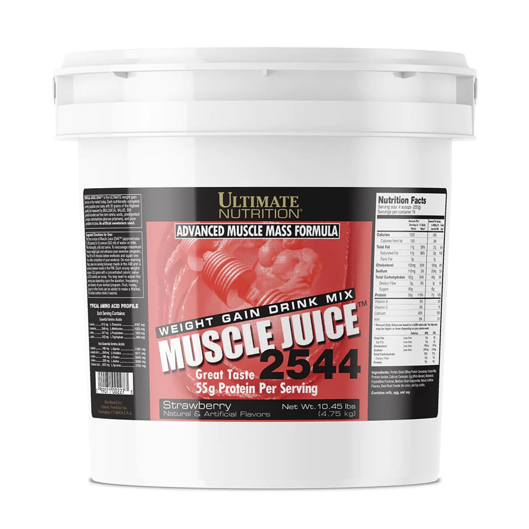 Гейнер Muscle Juice 2544 6000 г Strawberry (2022-10-0897)