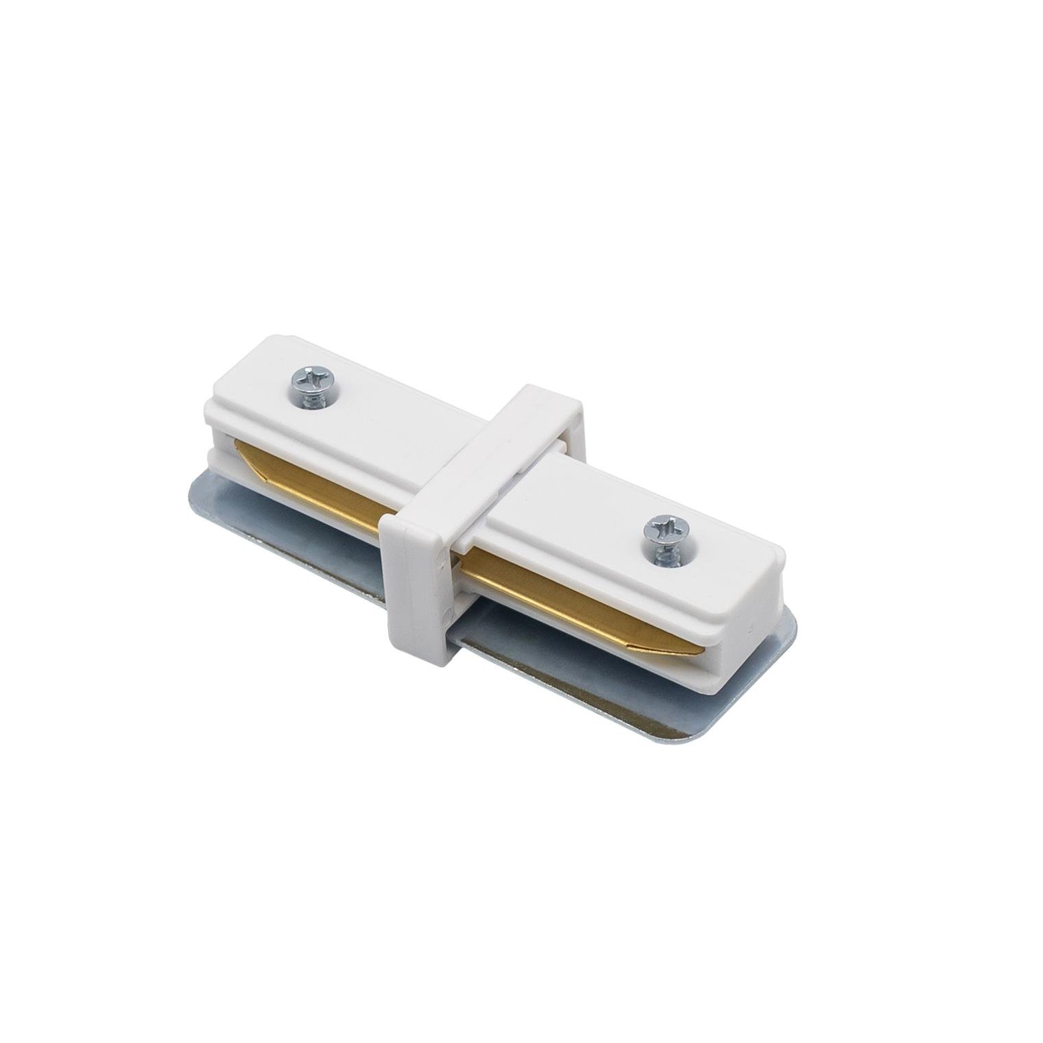 Коннектор линейный Prolum для трековой системы М27 Белый (29505841)