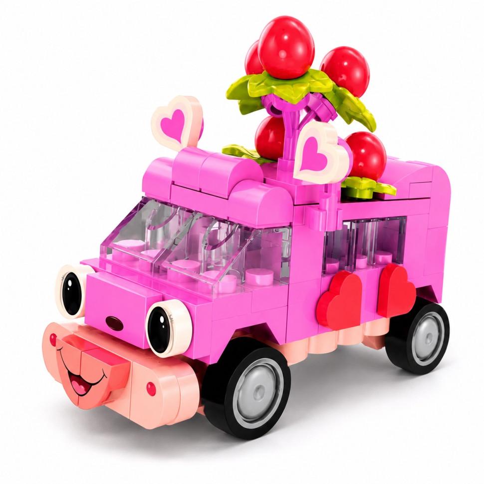 Конструктор детский Pink Bear Bus BB121E серии Animal Bus 112 дет.