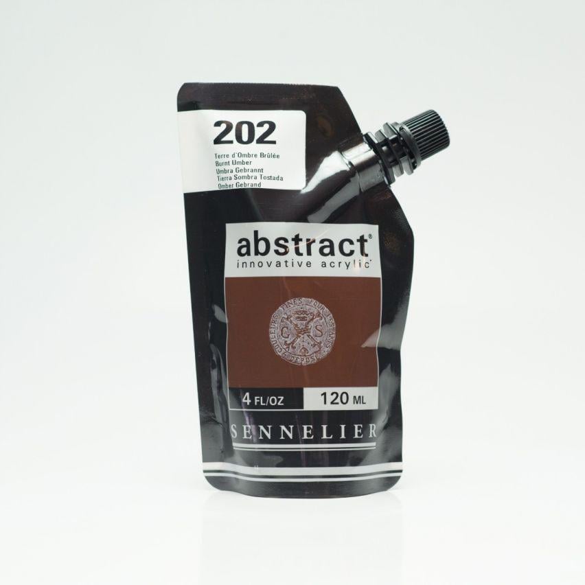 Краска акриловая Sennelier Abstract 120 мл Burnt Umber