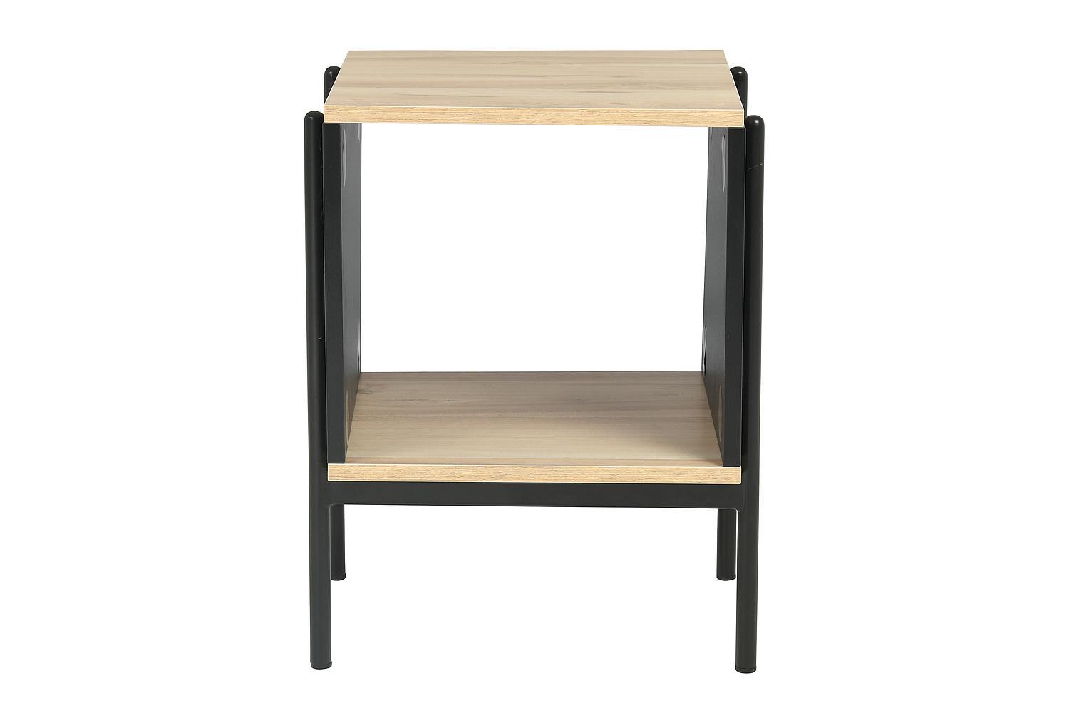 Журнальный столик Signal KARINA B 40x40x51 см Дуб/Черный матовый (KARINABDC) - фото 7 Журнальный столик Signal KARINA B 40x40x51 см Дуб/Черный матовый (KARINABDC) - фото 7