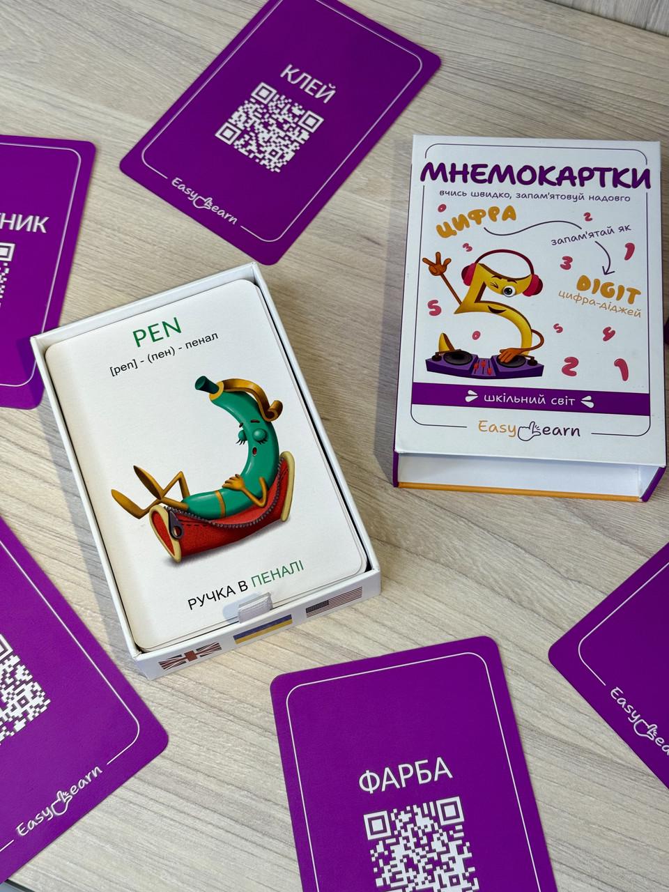 Мнемокарты EasyLearn Выпуск 4 Школьный мир (EL-SW1)