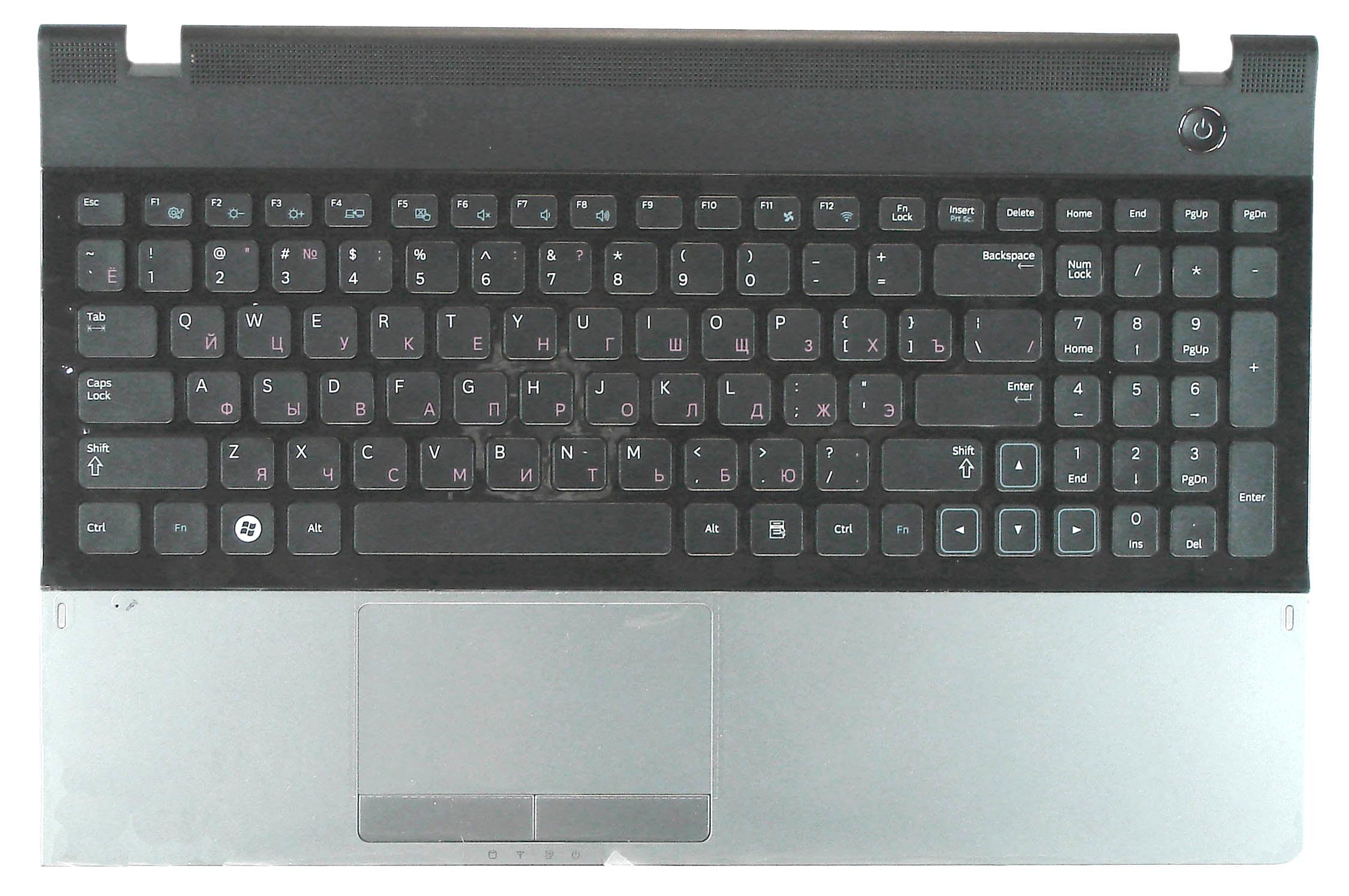 Клавиатура для ноутбука Samsung 300E5A Black TopCase Black