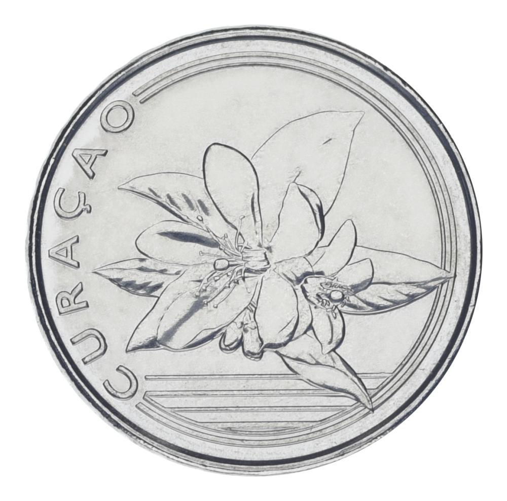 Коллекционная монета Кюрасао 5 центов 2025 UNC Флора Цветок (М21857)