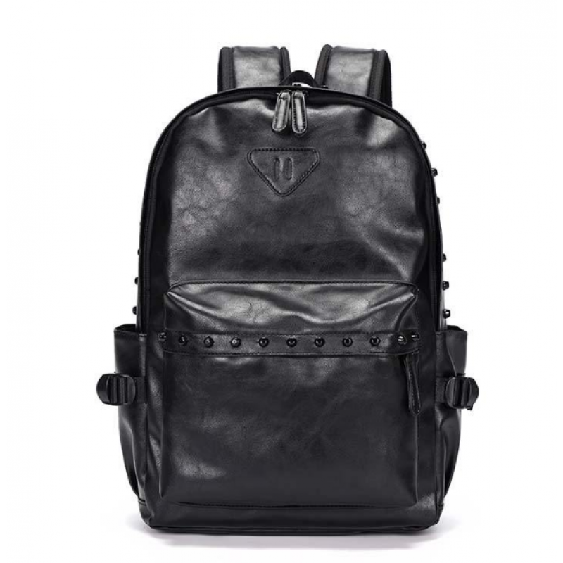 Рюкзак чоловічий міської кожзам 41х33х13 см Чорний (866)