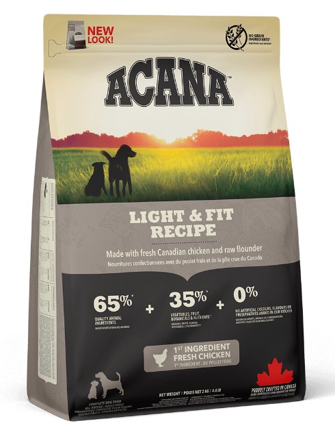 Корм сухий Acana Light & Fit Recipe для дорослих собак всіх порід для підтримки здорової ваги тіла 2 кг (14557264)