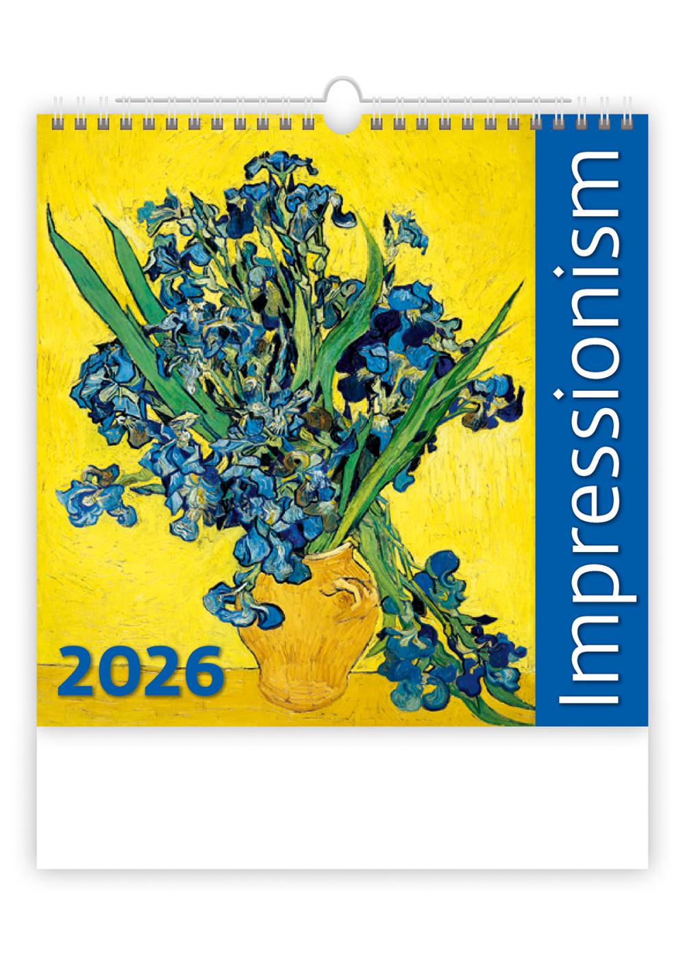 Календарь Helma 2026 Impressionism 30x30 см (N170-26)