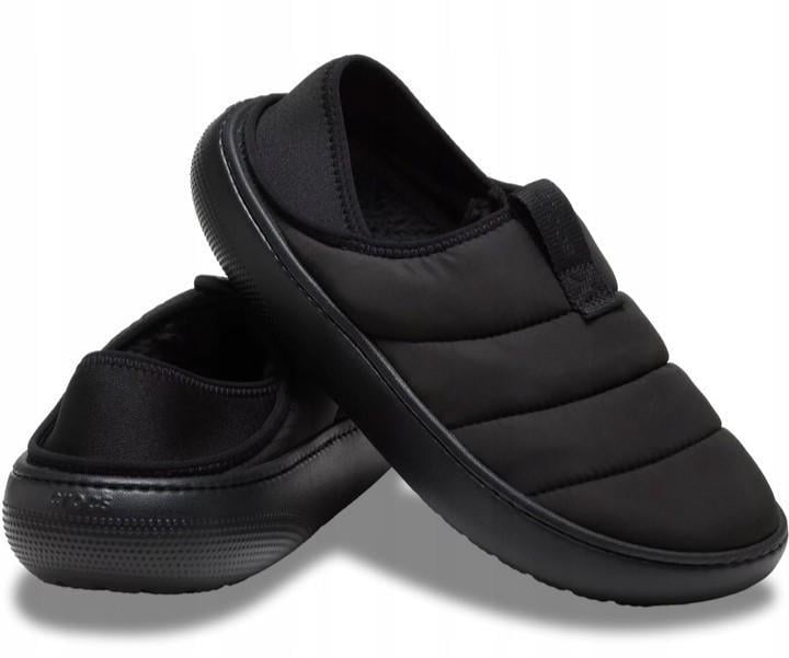 Сабо жіночі сліпони Crocs Classic Puff Moc р. 37 Чорний