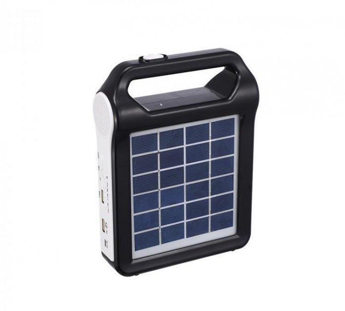 Фонарь переносной EP-036 многофункциональный с солнечной панелью 2400 mAh