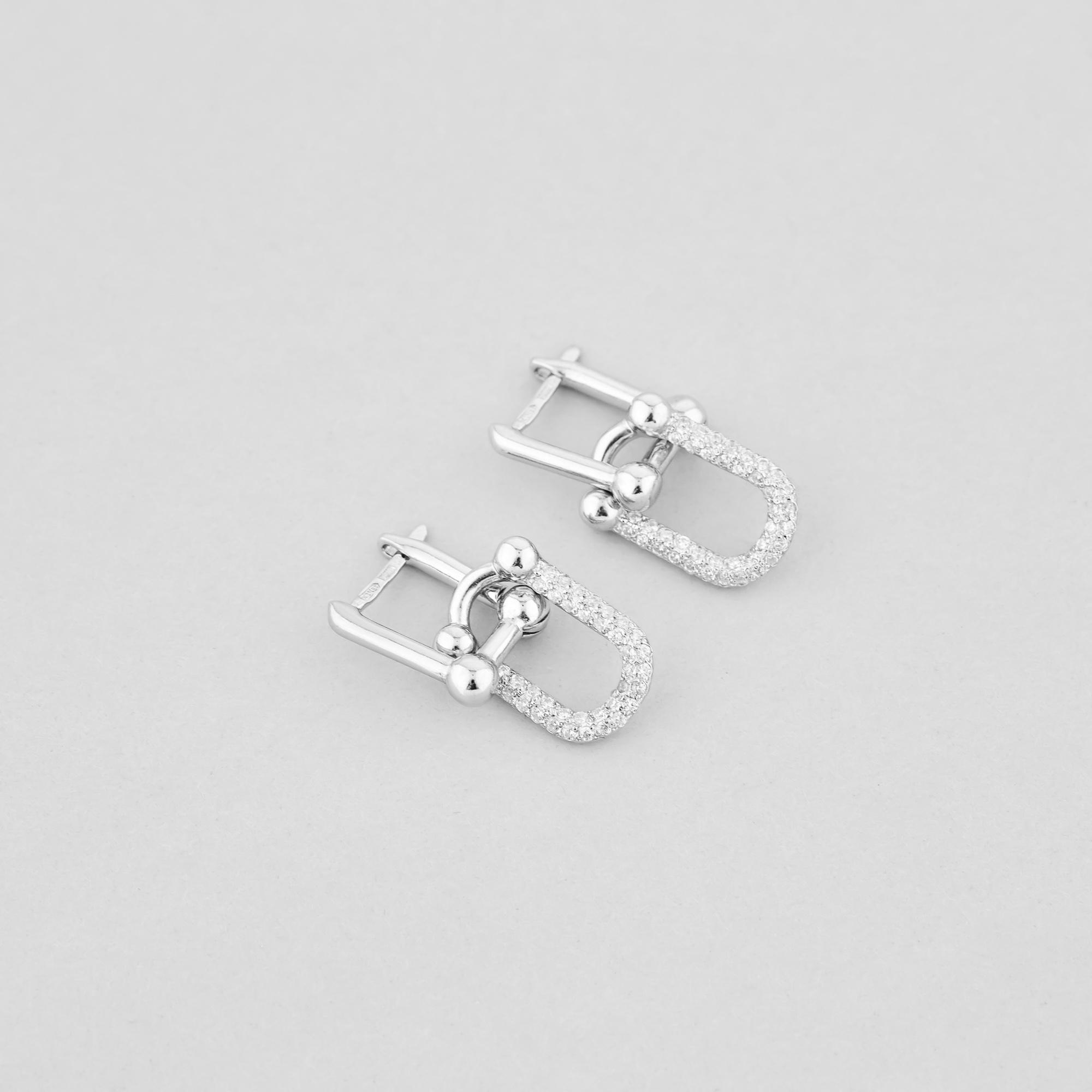 Серебряные серьги Minimal Величественные фигуры (11187)