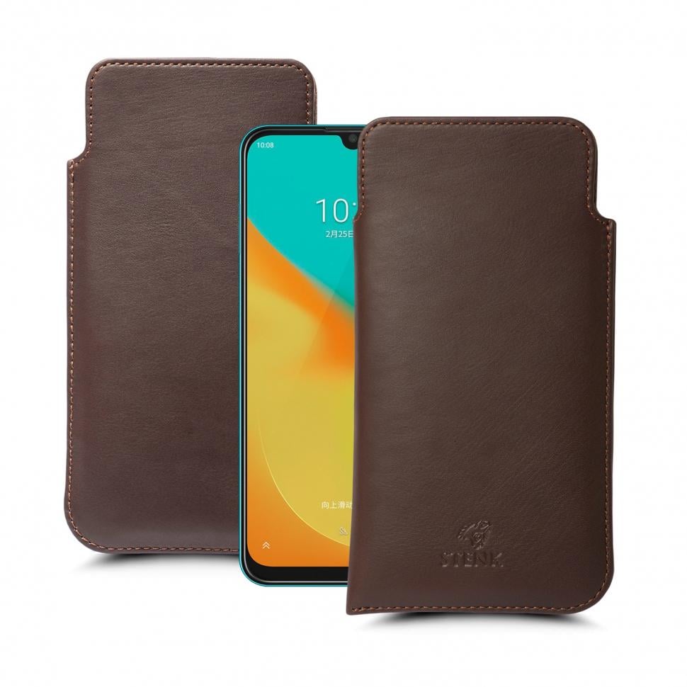 Футляр Stenk Elegance для ZTE Blade V10 Vita Коричневый (63414)